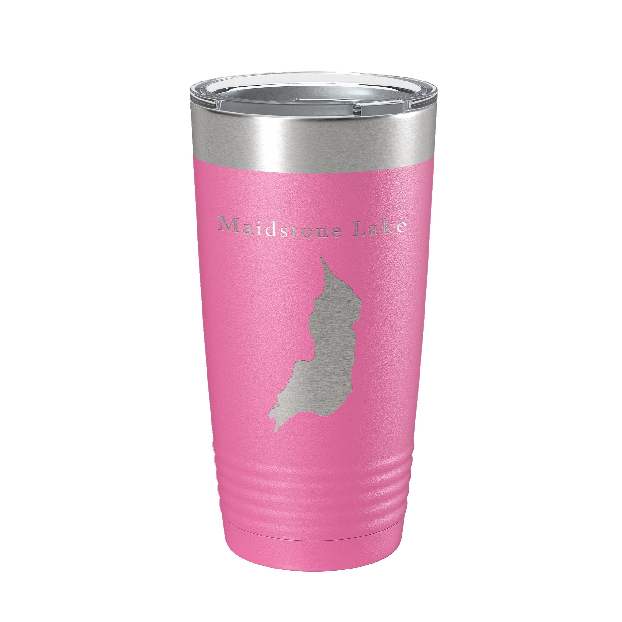 Maidstone Lake Map Tumbler Travel Mug Insulated Laser Engraved Coffee Cup Vermont 20 oz