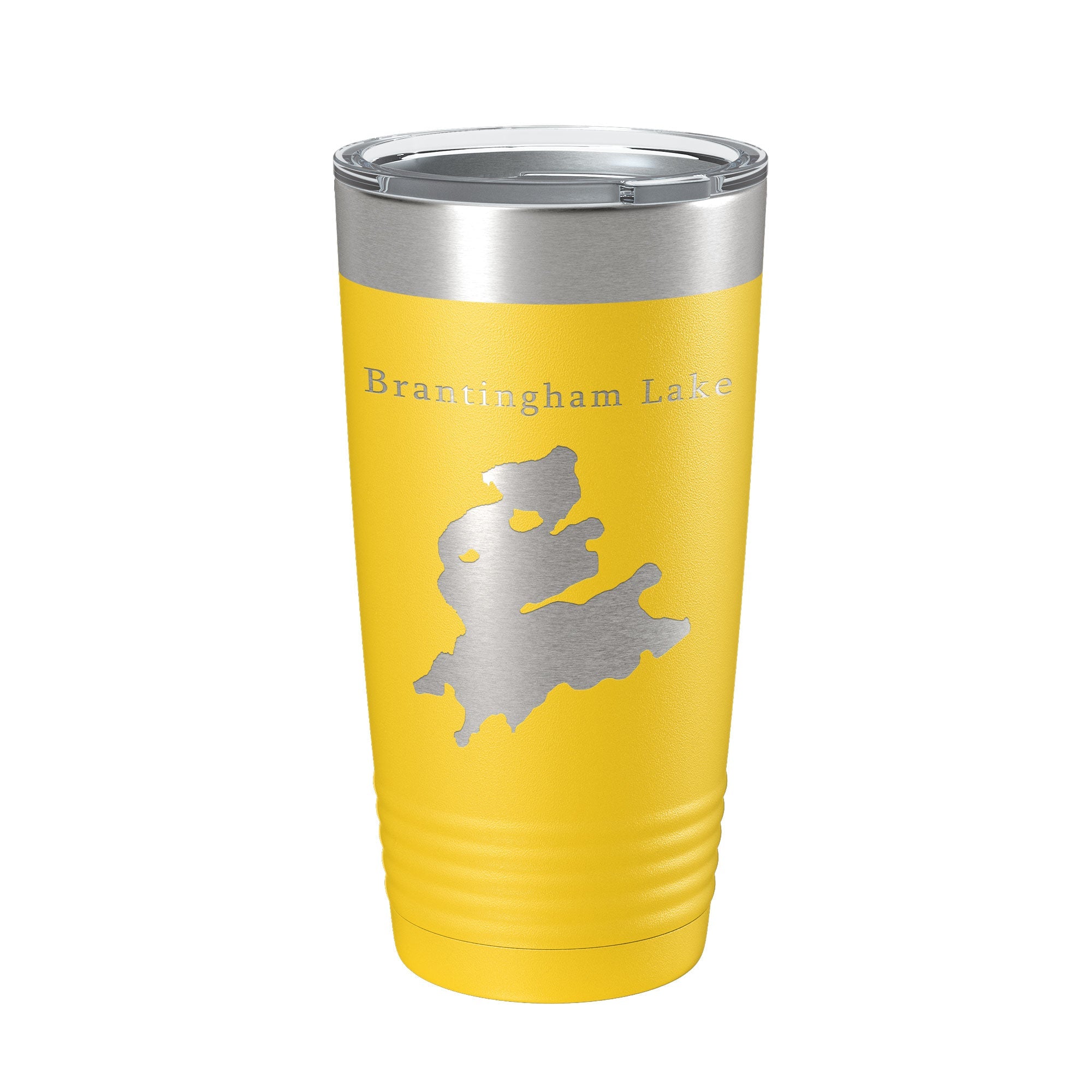 Brantingham Lake Map Tumbler Travel Mug Insulated Laser Engraved Coffee Cup New York 20 oz