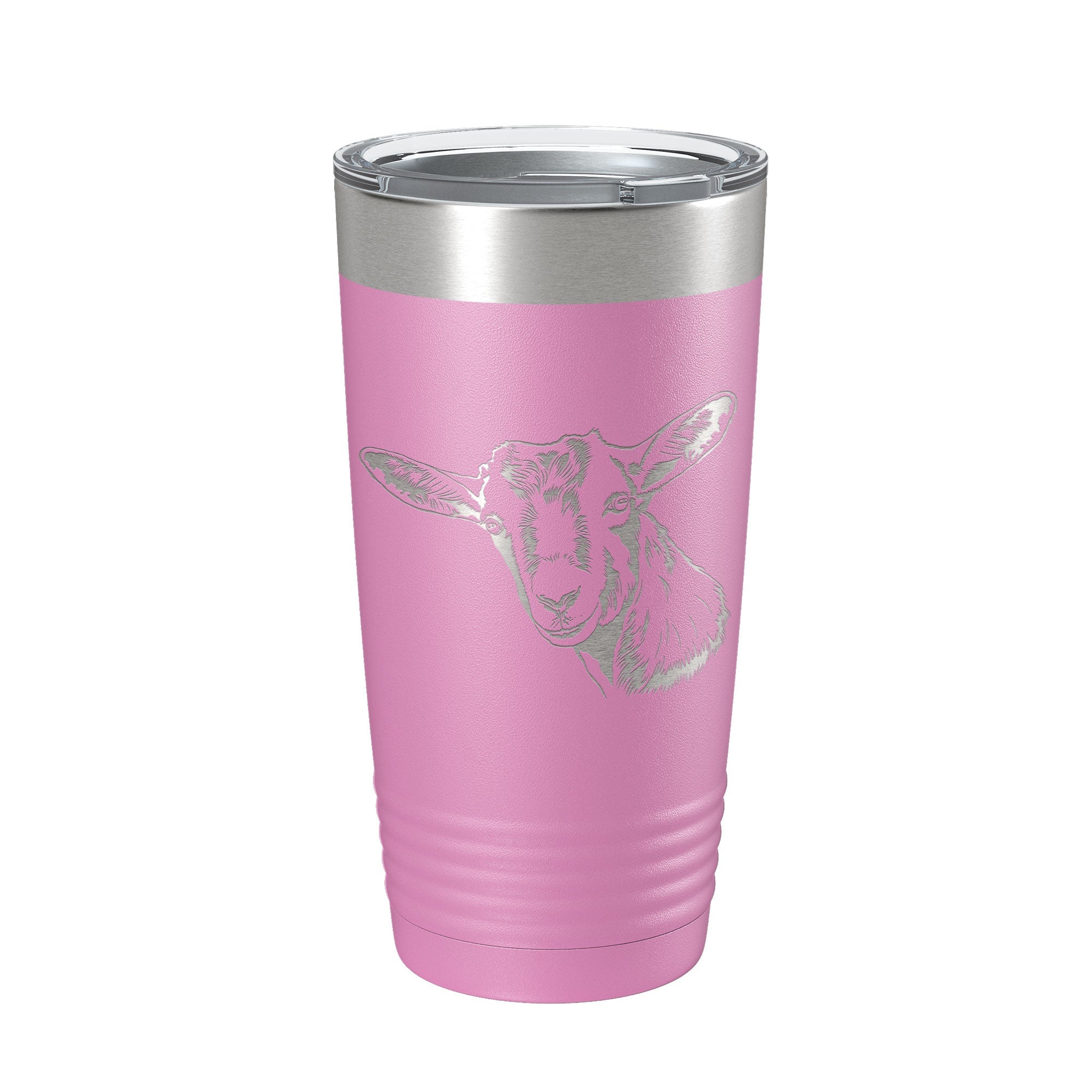 Goat Face Tumbler Goat Farmer Travel Mug Insulated Laser Engraved Coffee Cup Gift 4H 20 oz