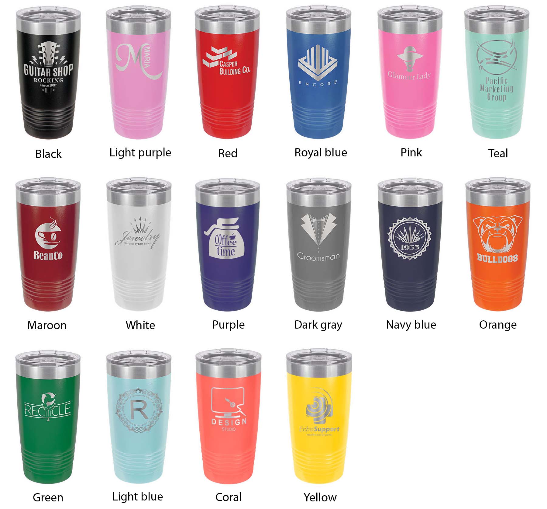 Webster Lake Map Tumbler Travel Mug Insulated Laser Engraved Coffee Cup Indiana 20 oz